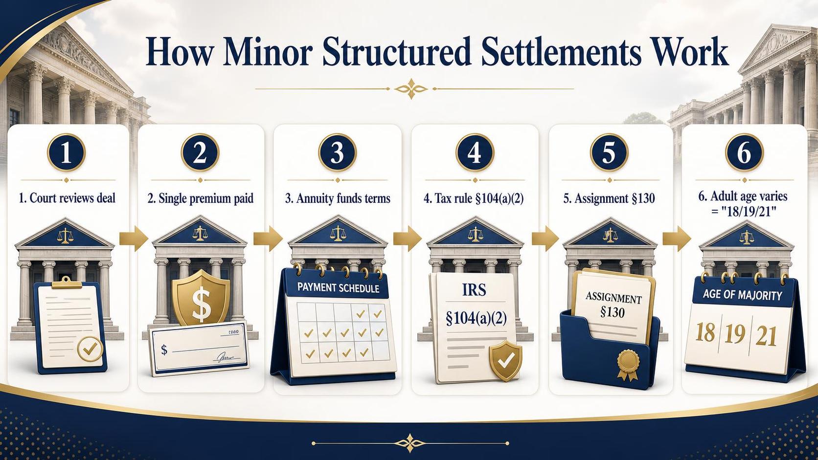 How Minor Structured Settlements Work — key facts at a glance