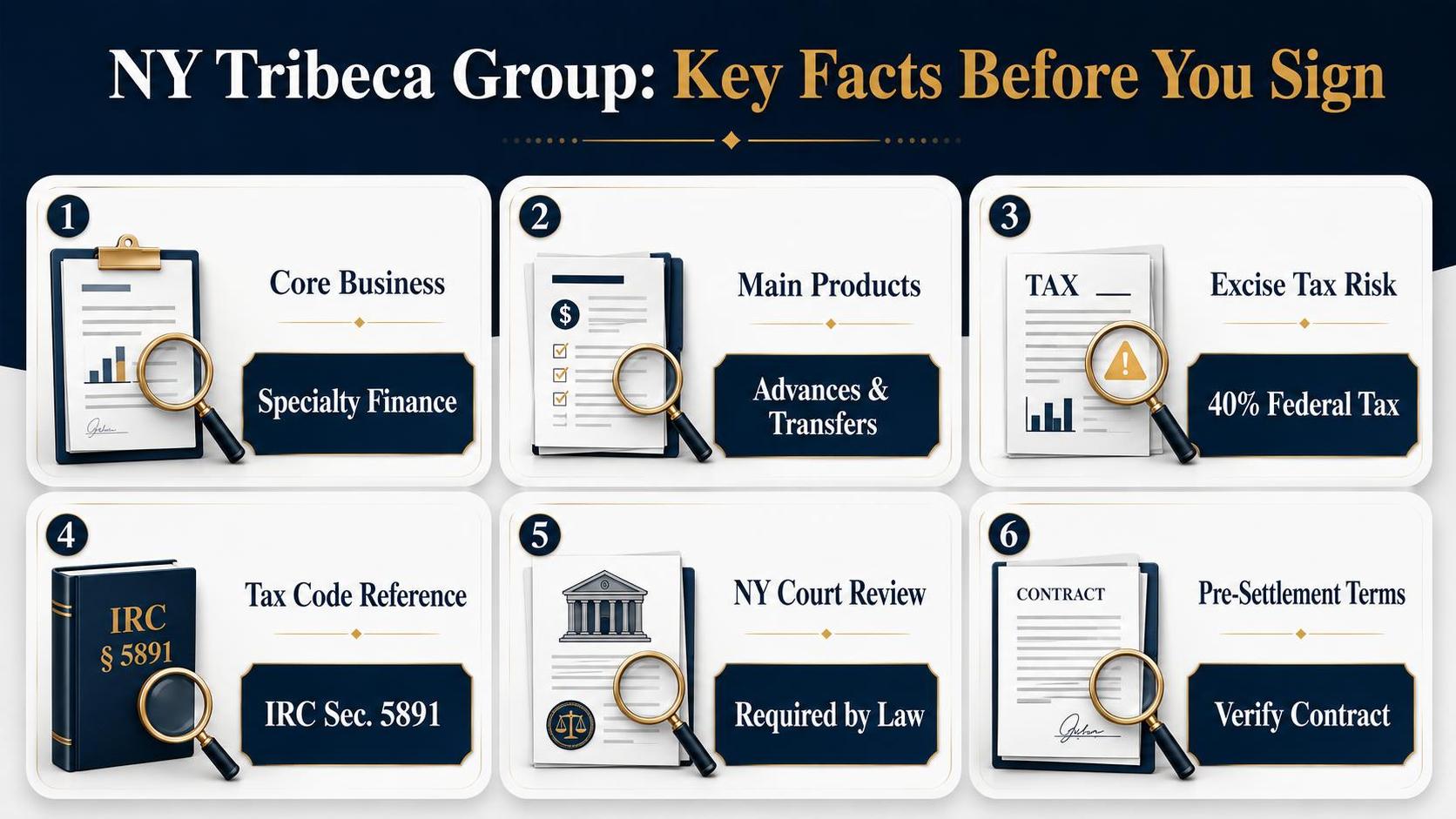 NY Tribeca Group: Key Facts Before You Sign: Core Business, Main Products, Excise Tax Risk.