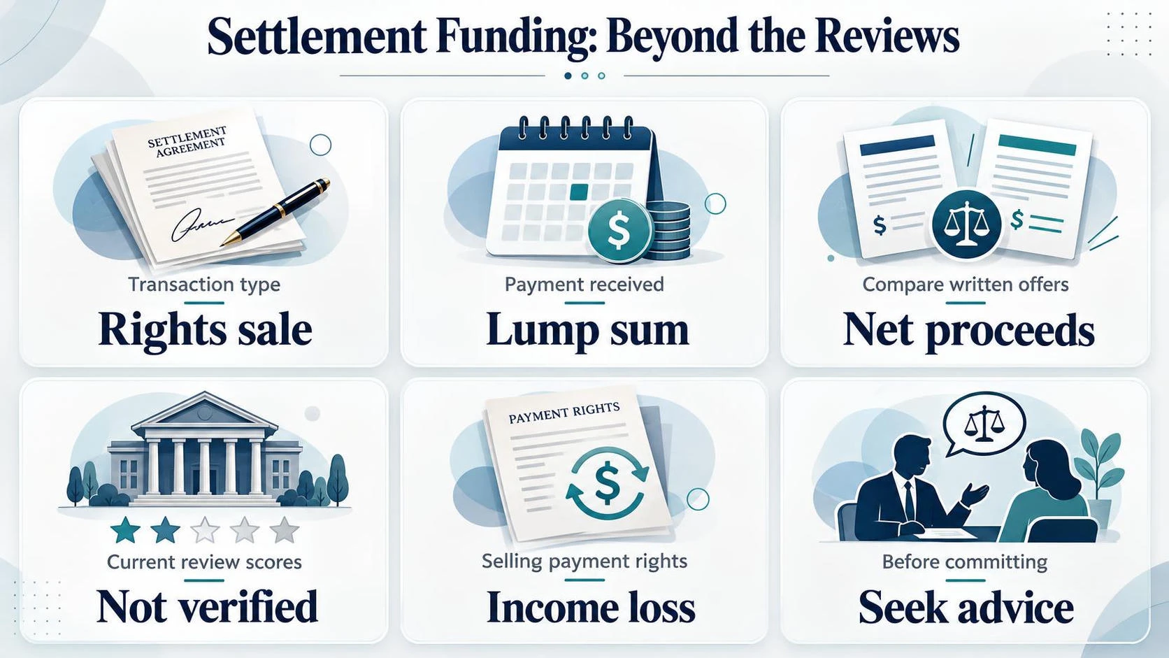 Settlement Funding: Beyond the Reviews — at a glance, in one chart